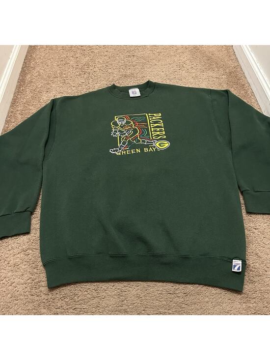 LOGO 7 Other - Logo 7 Green Bay Packers Vintage Sweatshirt Embroidered Graphic Size XL *READ
